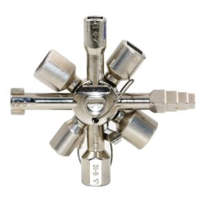 61URVo2ZHEL._SX679_ Generic 10 In 1 Universal Cross Key Plumber Keys Triangle For Gas Electric Meter Cabinets Bleed 10 Way Service Utility Key